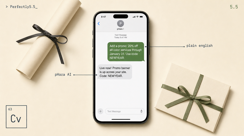 Add a hearing clinic promotion or announcement to your website by text