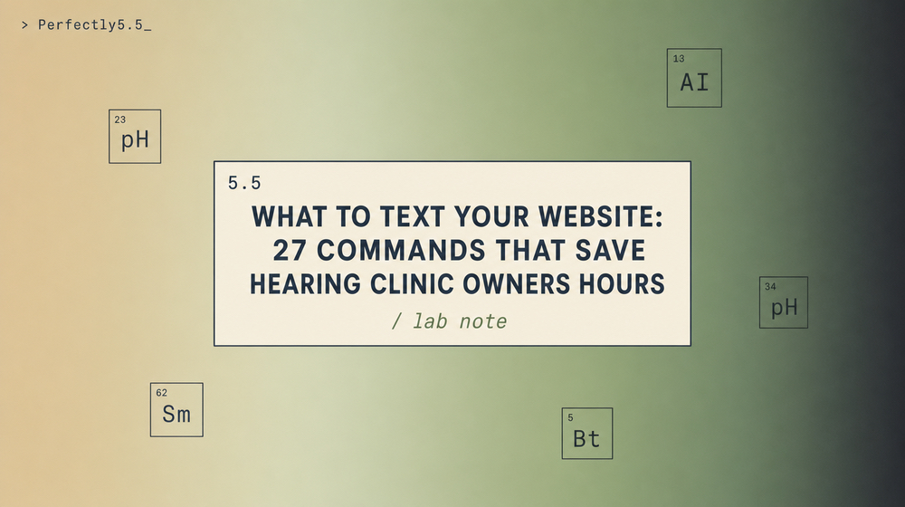 27 Text Commands That Save Hearing Clinic Owners Hours